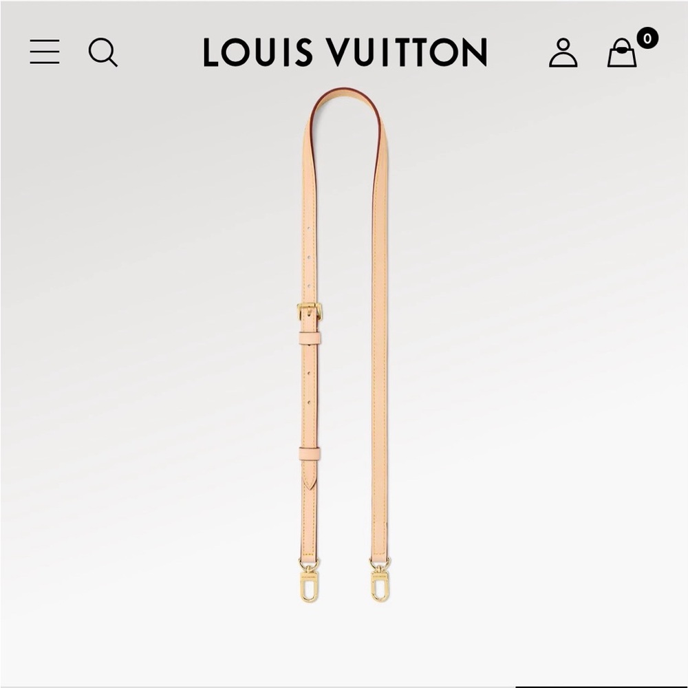 LOUIS VUITTON ADJUSTABLE SHOULDER STRAP 16 MM VVN